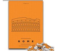 Rompecabezas para Adultos de 2000 Piezas, Roma, Italia, para Mayores de 14 años Un Juego desafiante como Regalo para Toda la Familia y Amigos 70x100cm