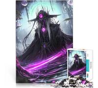 Rompecabezas para Adultos de 2000 Piezas Samurái Morado Oscuro Desafío difícil para aliviar el estrés Regalos de Amigo Secreto 70x100cm