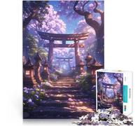Rompecabezas para Adultos de 2000 Piezas Sendero del jardín japonés Análisis y lógica con Piezas de Formas aleatorias Que se entrelazan Completamente 70x100cm