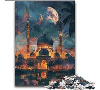 Rompecabezas para Adultos de 2000 Piezas Taj Mahal de Noche para niños a Partir de 14 años Juego práctico Juego de Navidad Regalos 70x100cm