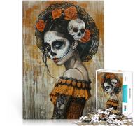 Rompecabezas para Adultos de 2000 Piezas Víspera de Todos los Santos Juego de Preguntas con Piezas de Formas aleatorias Que se entrelazan Completamente 70x100cm