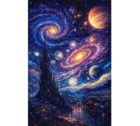 Rompecabezas para Adultos de 3000 Piezas | Noche Estrellada Ciudad | Puzzle Terapéutico de Estimulación Mental y Desconexión Digital, Encaje, Idea de Regalo, 122x81 cm