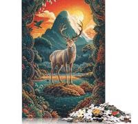 Rompecabezas para Adultos de 500 Piezas Hart of The Wild, Rompecabezas para interactuar con Familiares, 52 x 38 cm