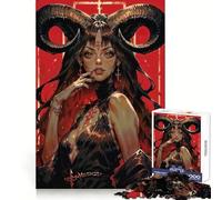 Rompecabezas para Adultos de Anime Girl Blood Woman, 1000 Piezas, Ejercicio Inteligente, Tiempo de Descanso Relajante, Bordes precisos, Regalo navideño (38x26cm)