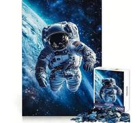 Rompecabezas para Adultos de astronautas en el Espacio, 1000 Piezas, Capacidad de concentración, Escape pacífico, Encaje, Regalo Bien pensado (50x75cm)