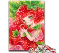 Rompecabezas para Adultos de Chicas de Anime, desafiantes, Divertidos y Divertidos, decoración única para el hogar y Regalos, 50x75cm