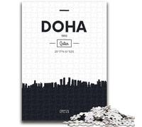 Rompecabezas para Adultos de Doha (Qatar), 1000 Piezas, difícil de superar, Toda la Familia, 1000 Piezas (50x75cm)