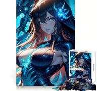 Rompecabezas para Adultos de guerreras de Anime, 1000 Piezas, para desarrollar la Memoria, Entretenimiento Tranquilo, Bordes limpios, (50x75cm)