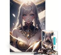 Rompecabezas para Adultos de la Chica Anime Saraswati,1000 Piezas,Juego Mental,Regalo,Troquelado de Alta precisión,Actividad Relajante para Grupos en Interiores (38x52cm)