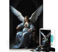 Rompecabezas para Adultos de la Virgen María 1000 Piezas Juego Mental Regalo Troquelado de Alta precisión Actividad Relajante para Grupos en Interiores (38x52cm)