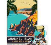 Rompecabezas para Adultos de Las Islas del Canal, Rompecabezas para Adolescentes, Juego Familiar antiestrés, desafío difícil, Regalo de Amigo Secreto, 75x50cm