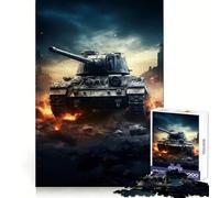 Rompecabezas para Adultos de Tanque Tiger Panzer, 1000 Piezas, Juego de ingenio, pasatiempo para el hogar, Montaje de imágenes, Regalo Memorable 38x26cm