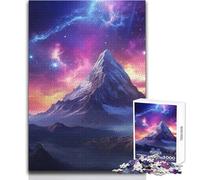 Rompecabezas para Adultos de The Ethereal Mountain, 1000 Piezas, Divertido Juego de Entrenamiento Mental, Regalo Sorpresa único, tamaño 50x75cm