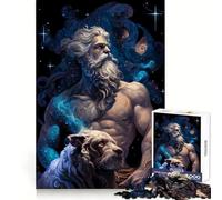 Rompecabezas para Adultos de Zeus y su compañero, 1000 Piezas, Ejercicio Inteligente, Momento de relajación, Bordes precisos, Regalo navideño (50x75cm)