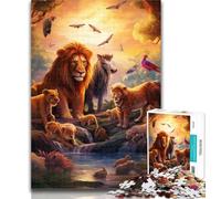 Rompecabezas para Adultos del Mundo Animal, 1000 Piezas, Juguete Educativo Intelectual descompresor, Regalo de Amigo Secreto, 26x38cm