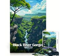 Rompecabezas para Adultos del Parque Nacional Black River Gorges, Mauricio 1000 Piezas Creativo para Disfrutar sin prisas Ajuste Perfecto Un Regalo Encantador (50x75cm)