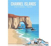 Rompecabezas para Adultos del Parque Nacional de Las Islas del Canal, 1000 Piezas, Rompecabezas de Madera para Adultos Mayores de 18 años, Rompecabezas Imposible de 1000 Piezas (75 x 50 cm)