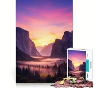 Rompecabezas para Adultos del Parque Nacional Yosemite,1000 Piezas,para desarrollar la Memoria,Ajuste Estable,sin Piezas Que se muevan,Compacto,Ideal para Jugar en Familia (50x75cm)