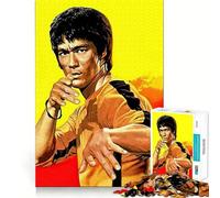 Rompecabezas para Adultos Dragón Kung Fu Amarillo 1000 Piezas Juego de Entrenamiento cognitivo Encaje Huecos Actividad Relajante para el Descanso Mental (38x52cm)