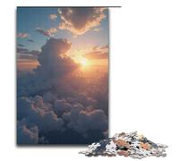 Rompecabezas para Adultos El Cielo es el límite 1000 Piezas de Madera para niños a Partir de 12 años decoración del hogar 1000 Piezas (38 x 26 cm)