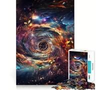 Rompecabezas para Adultos El Universo del Tiempo de 1000 Piezas Desarrolla la Memoria y es Divertido Corte de Alta precisión Fácil de Aprender Disfrute en Familia (50x75cm)