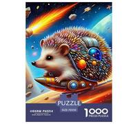 Rompecabezas para Adultos erizo1000 Piezas Desafiante Clásicos Puzzle Cute Animal Theme Regalo De Mujer para Adultos Y Adolescentes 70x50cm/1000pcs