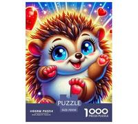 Rompecabezas para Adultos erizo1000 Piezas Desafiante Clásicos Puzzle Cute Animal Theme Regalo De Mujer para Adultos Y Niños A Partir De 12 Años 70x50cm/1000pcs