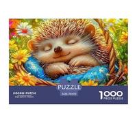 Rompecabezas para Adultos erizo1000 Piezas Difícil Juego Familiar Cute Animal Theme Regalos para Hombres para Adultos Y Niños A Partir De 12 Años 70x50cm/1000pcs