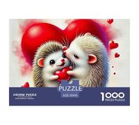 Rompecabezas para Adultos erizo1000 Piezas Juguete Colorido Rompecabezas Familiar Cute Animal Theme Regalos De Amigos para Adultos Y Adolescentes 70x50cm/1000pcs
