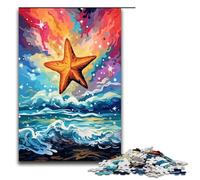 Rompecabezas para Adultos Estrella de mar de SplattersLots of Thick Coloured Clouds 1000 Piezas Rompecabezas Gran Regalo Adecuado para y Adolescentes de 14 años en adelante 1000 PCS