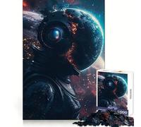Rompecabezas para Adultos Explorador del Cosmos de 1000 Piezas Un desafío Mental para Disfrutar en Silencio Corte preciso (50x75cm)