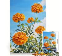 Rompecabezas para Adultos Florece Entre caléndulas de 1000 Piezas Fomenta la concentración, la Capacidad de relajación y la Tranquilidad Un Regalo Original y Bien pensado (50x75cm)