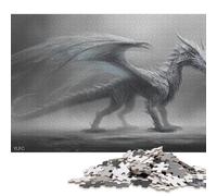 Rompecabezas para Adultos Frost Dragon Majesty, Rompecabezas para Adultos, Juego Educativo, Juguete de desafío, 300 Piezas (40 x 28 cm)