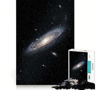 Rompecabezas para Adultos Galaxia de Andrómeda en el Espacio Estrellado,1000 Piezas,Juego de Memoria Mental,Manualidades de Corte de Alta precisión,Tiempo de Tranquilidad,Ejercicio Mental en casa