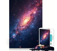 Rompecabezas para Adultos Galaxia Espiral en el Espacio, 1000 Piezas, Rompecabezas para ejercitar la Mente, pasatiempo para el hogar, Montaje de imágenes, Regalo Memorable 38x26cm