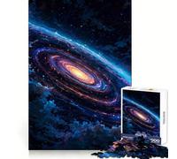 Rompecabezas para Adultos Galaxia Vibrante con Nubes de 1000 Piezas Ejercicio cognitivo Relájate fácilmente Sin Bordes ásperos Regalo Ideal para Las Fiestas (38x26cm)