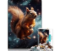 Rompecabezas para Adultos Galaxias y Ardillas 1000 Piezas para Adolescentes Juegos educativos decoración del hogar Regalo para Toda la Familia (38x26cm)