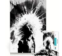 Rompecabezas para Adultos Gritando en el Abismo de 1000 Piezas Juguete para ejercitar la Mente Ideal para Relajarse y armar imágenes Regalo artístico (38x52cm)