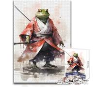 Rompecabezas para Adultos Guerrero Rana y Guerrero Sapo, 1000 Piezas, Juego Educativo con desafío, opción emotivo, tamaño 38x52cm