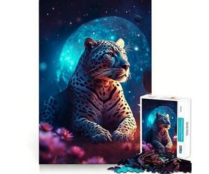 Rompecabezas para Adultos Jaguar Blanco en Marte 1000 Piezas Juego de ingenio Regalo Corte de Alta precisión Actividad Relajante para Grupos en Interiores (50x75cm)