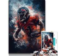 Rompecabezas para Adultos, Jugadores de fútbol Americano, 1000 Piezas, Adolescentes, Juego Familiar para aliviar el estrés, desafío difícil, Regalo de Amigo Secreto, 50x75cm