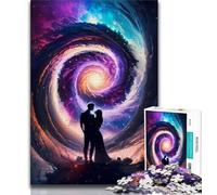 Rompecabezas para Adultos Love of Cosmos 1000 Piezas Juguetes educativos Juegos antiestrés decoración única para el hogar y Regalos 26x38cm