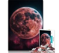 Rompecabezas para Adultos Luna de Sangre 1000 Piezas para Adolescentes Entrena tu Cerebro y Tus Manos Regalo de cumpleaños (50x75cm)