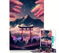 Rompecabezas para Adultos Montaña de los Sueños de 1000 Piezas Juguete para ejercitar la Mente, Alivio del estrés, diseño para armar, Regalo Encantador (50x75cm)