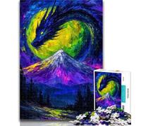 Rompecabezas para Adultos Monte Fuji de 1000 Piezas, Amigos y Familiares a Partir de 14 años, 26x38cm