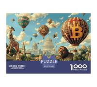 Rompecabezas para Adultos - Mundo Animal, Un Desafiante Acertijo, Vida Silvestre artística, para Niños De 6 9 12años Familia Juego, Rompecabezas para Hombres Y Mujeres 70x50cm/1000pcs