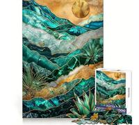 Rompecabezas para Adultos Mystic Dune Kintsugi Art de 1000 Piezas, Juguete para ejercitar la Mente, Alivio del estrés, diseño para armar, Regalo Encantador (50x75cm)