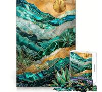 Rompecabezas para Adultos Mystic Dune Kintsugi Art de 1000 Piezas Juguete para ejercitar la Mente, Juego Relajante, diseño y Montaje Regalo increíble (38x26cm)