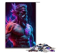 Rompecabezas para Adultos Neon Poseidon, 1000 Piezas, Rompecabezas de Madera para niños Mayores de 12 años, decoración del hogar, 1000 Piezas