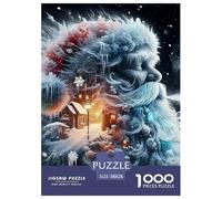 Rompecabezas para Adultos Papá Noel1000 Piezas Desafiante Clásicos Puzzle Christmas Theme Regalo De Mujer para Adultos Y Niños A Partir De 12 Años 38x26cm/1000pcs